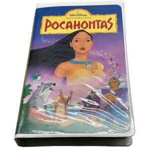 Walt Disney Pocahontas VHS tape cartoon English rated G 81 minutes READ